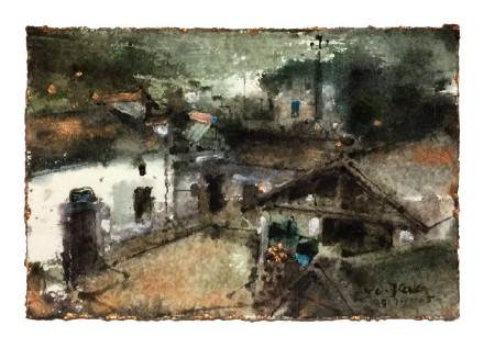 冯悦宸水彩
