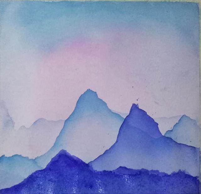 简易水彩画图片