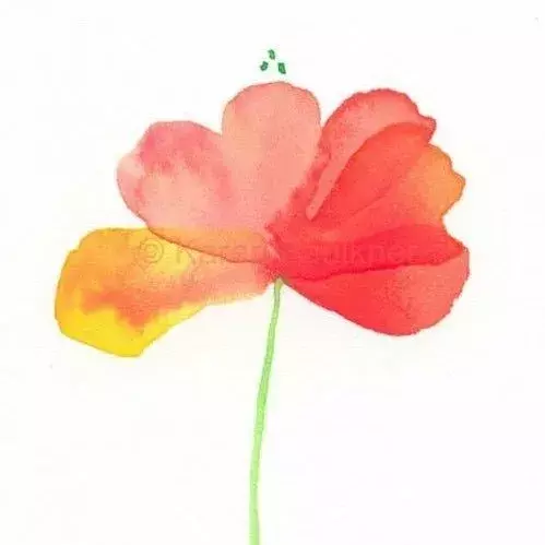 简易水彩画图片