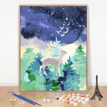水彩手工画