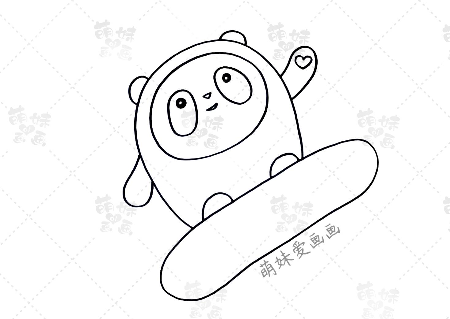 冬奥会绘画图片大全