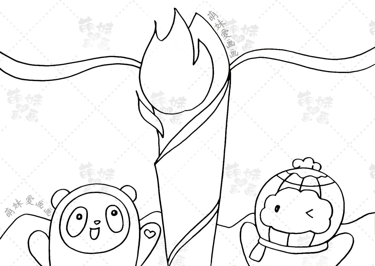 冬奥会简笔画