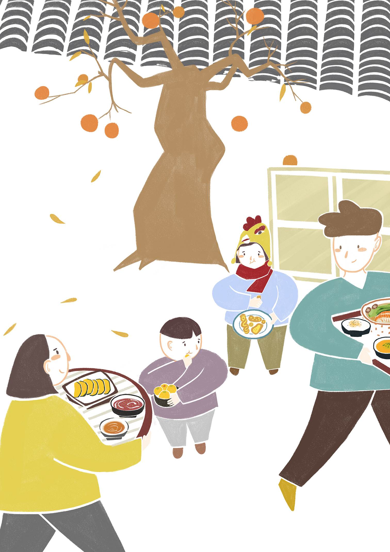 我眼中的年味绘画