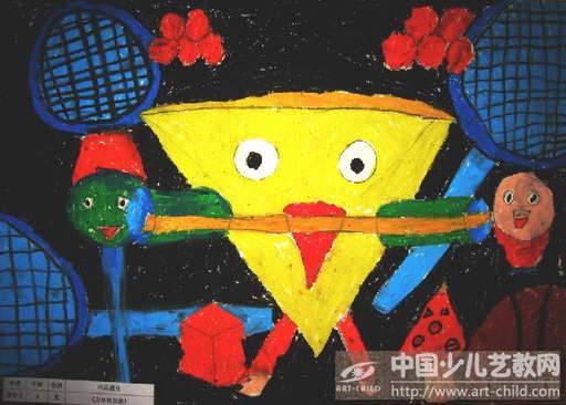 迎亚运主题绘画
