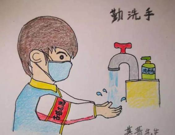 疫情防控绘画