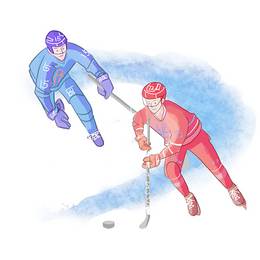 冬奥会卡通图片