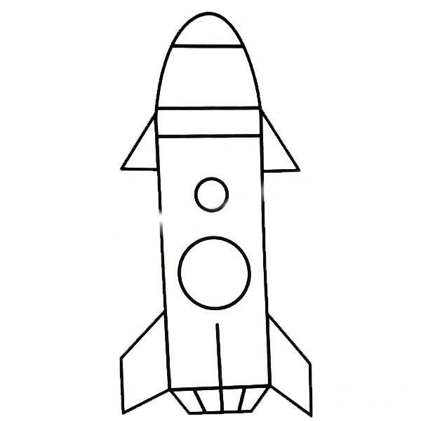 火箭简笔画
