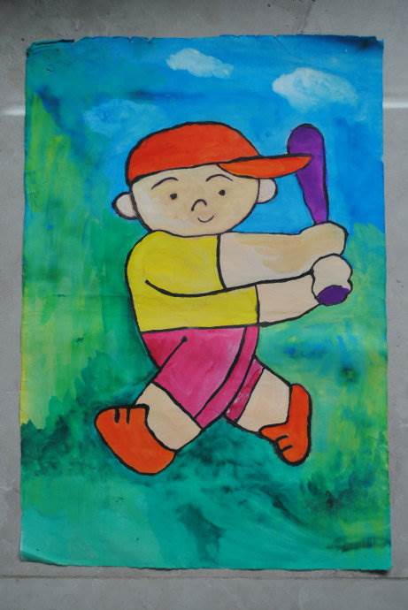 关于亚运会主题的绘画