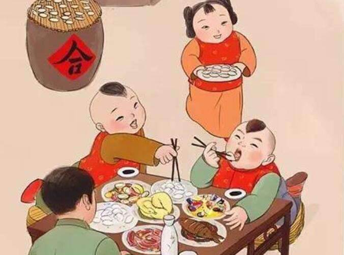 一年级简笔画年的味道
