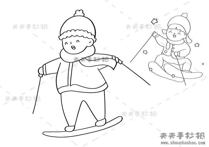 2022年冬奥会儿童绘画作品