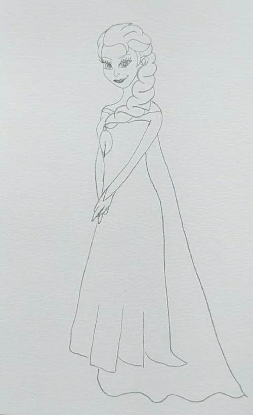 爱莎简笔画