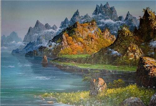 朝鲜油画