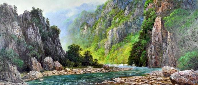 朝鲜油画