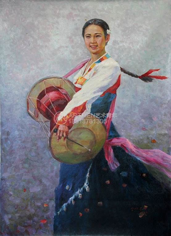 朝鲜油画
