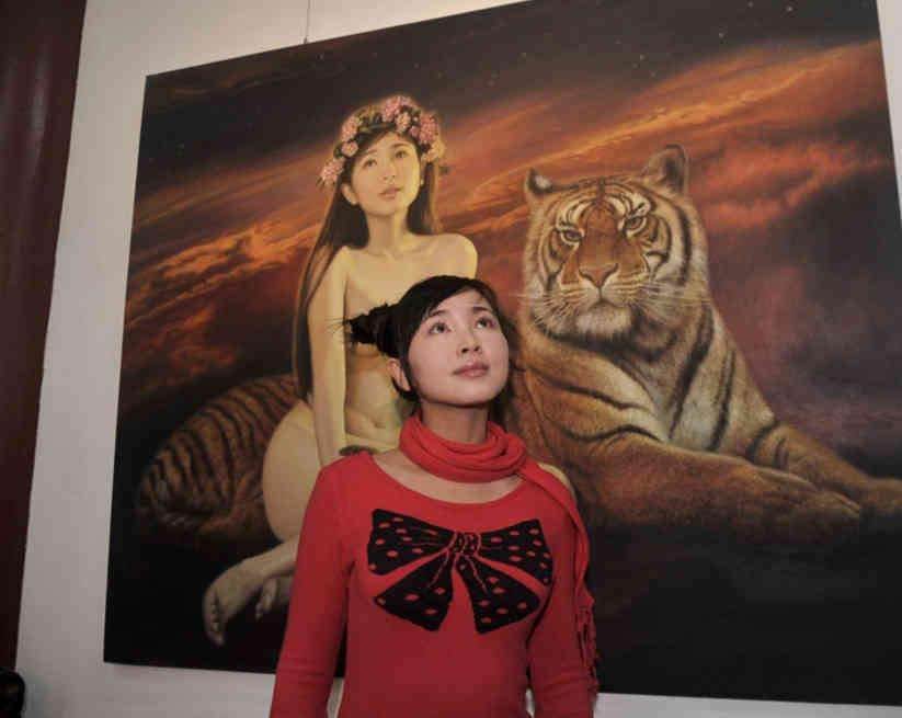 李壮平油画作品
