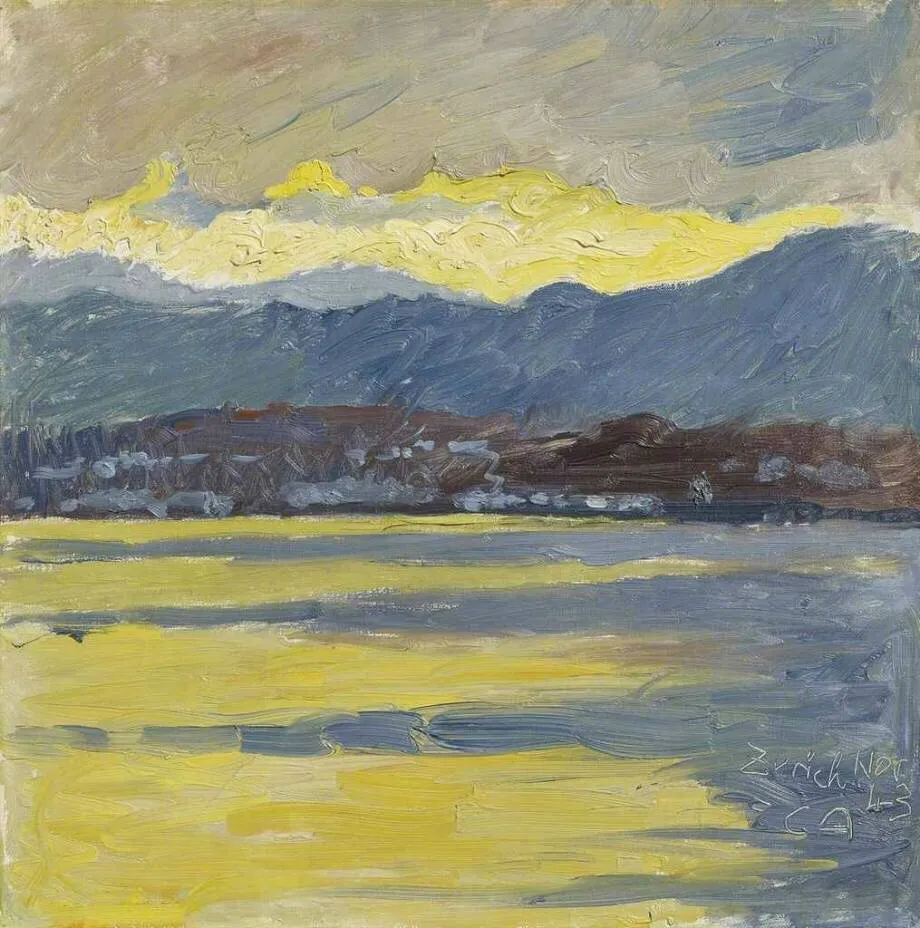 油画作品风景