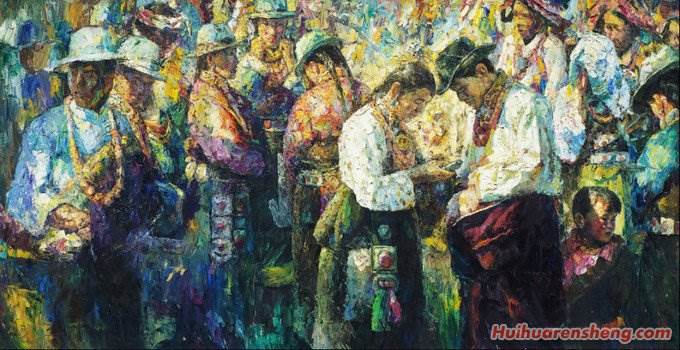 史涛水彩画人物