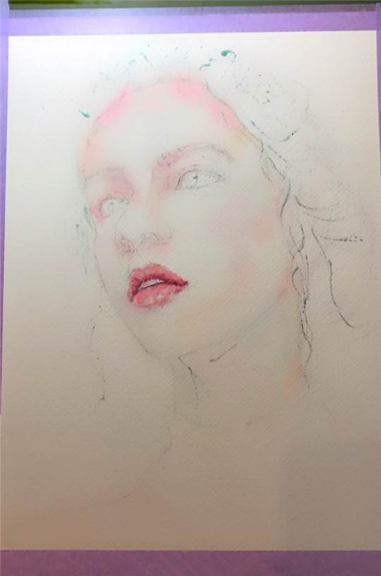 国外人物水彩画