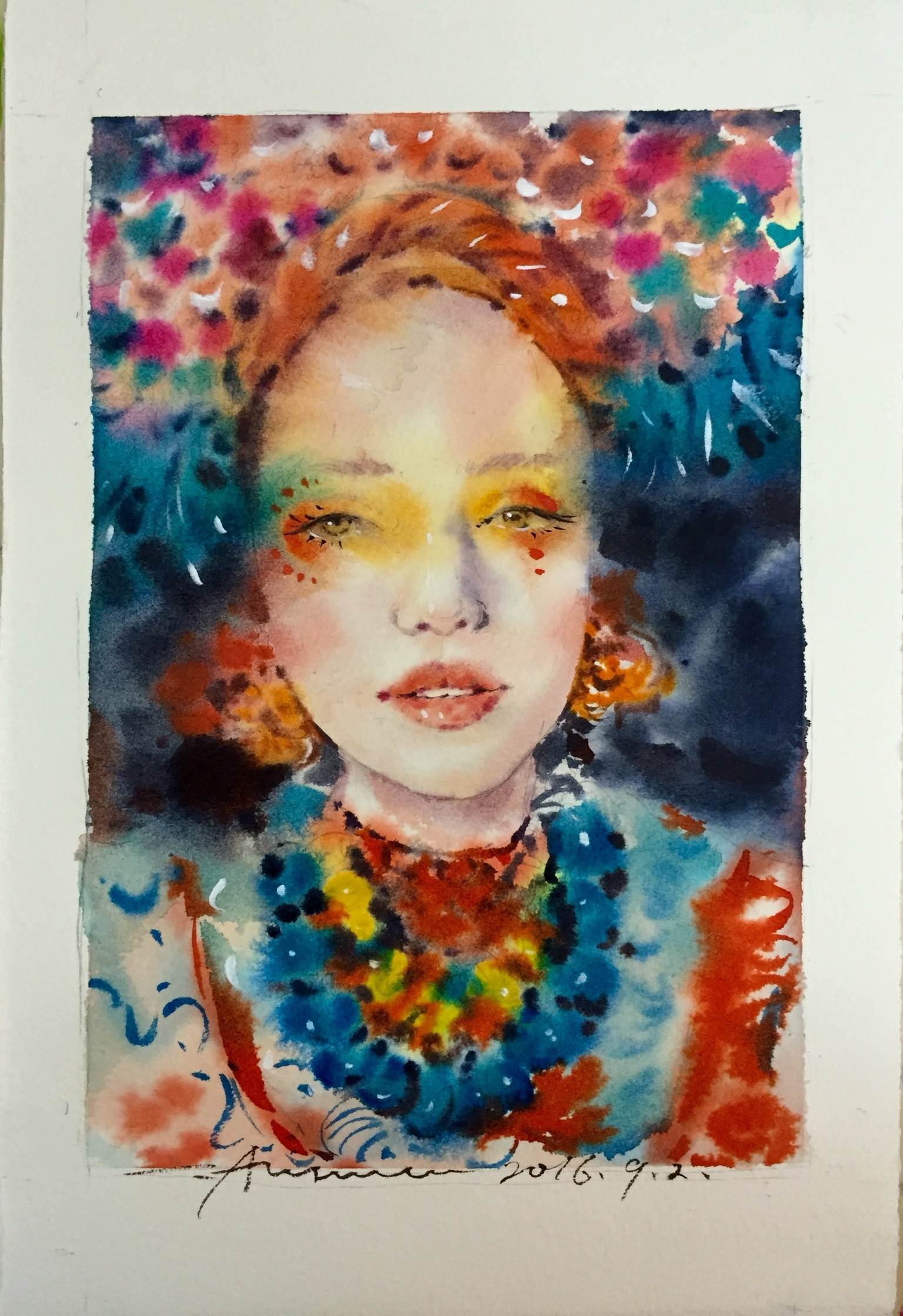 水彩画人物入门