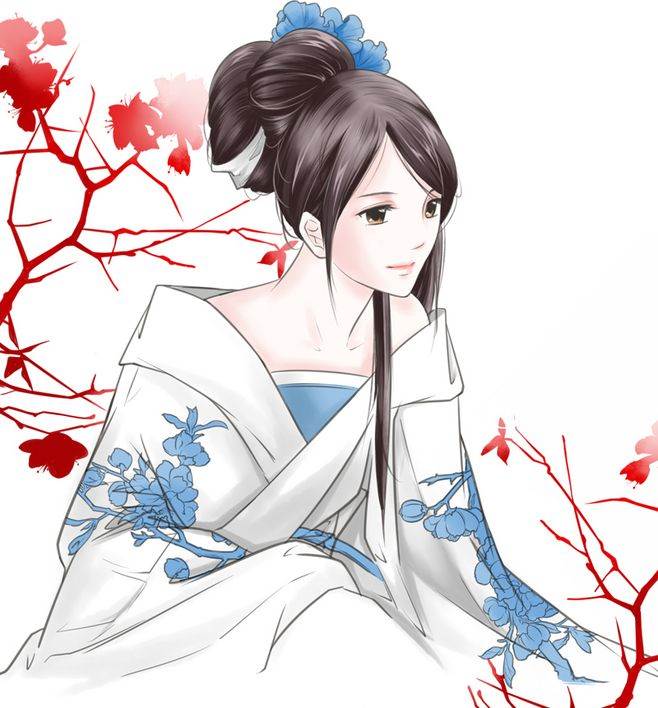 古风人物的水彩画教程视频