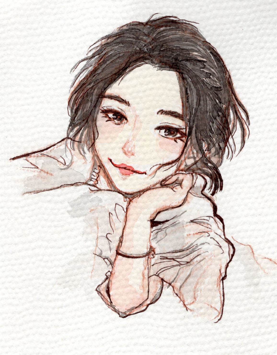 水彩画人物入门