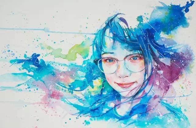 人物肖像水彩画教程