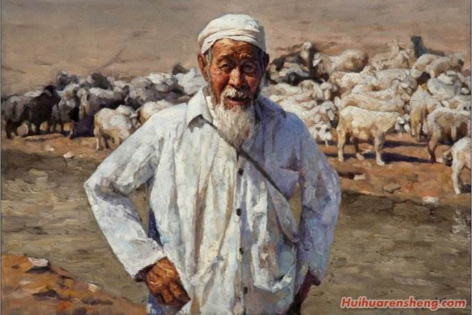 史涛水彩画人物