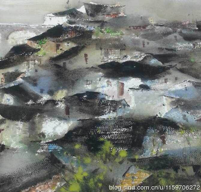 林绍灵人物水彩画作品