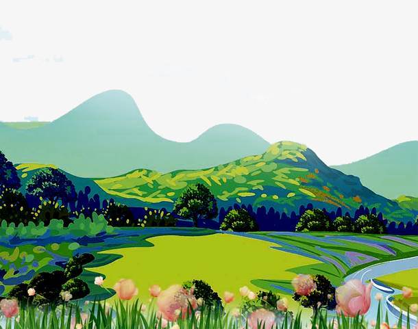 春天人物水彩画优秀作品