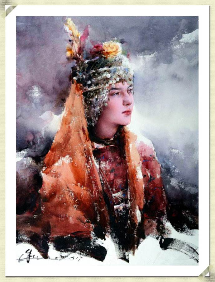人物水彩画集