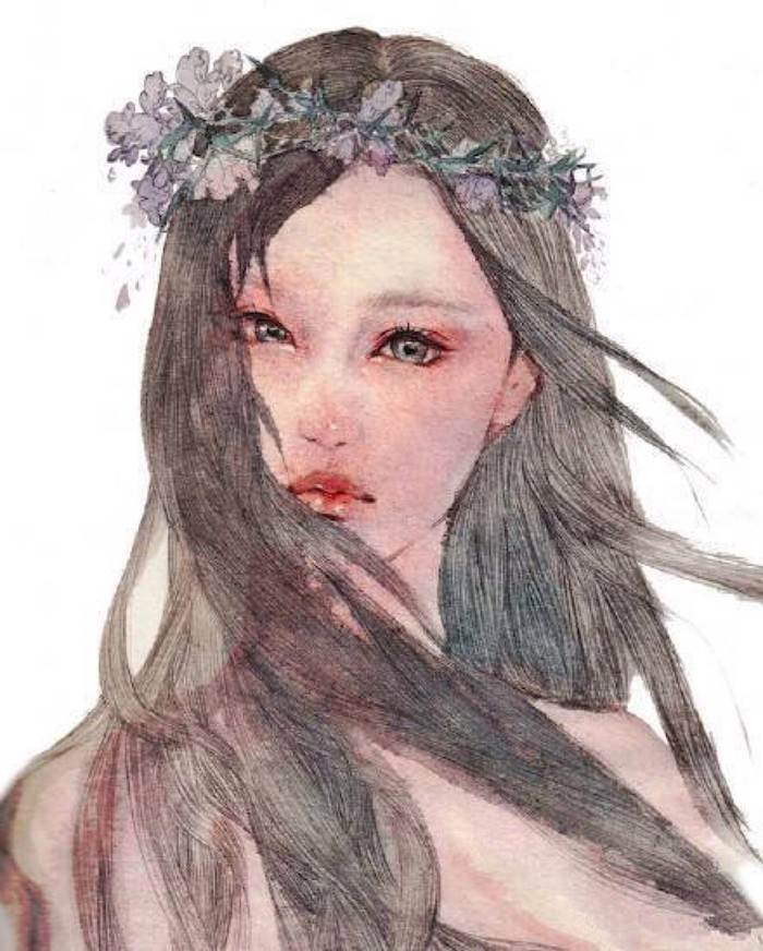 人物水彩画集