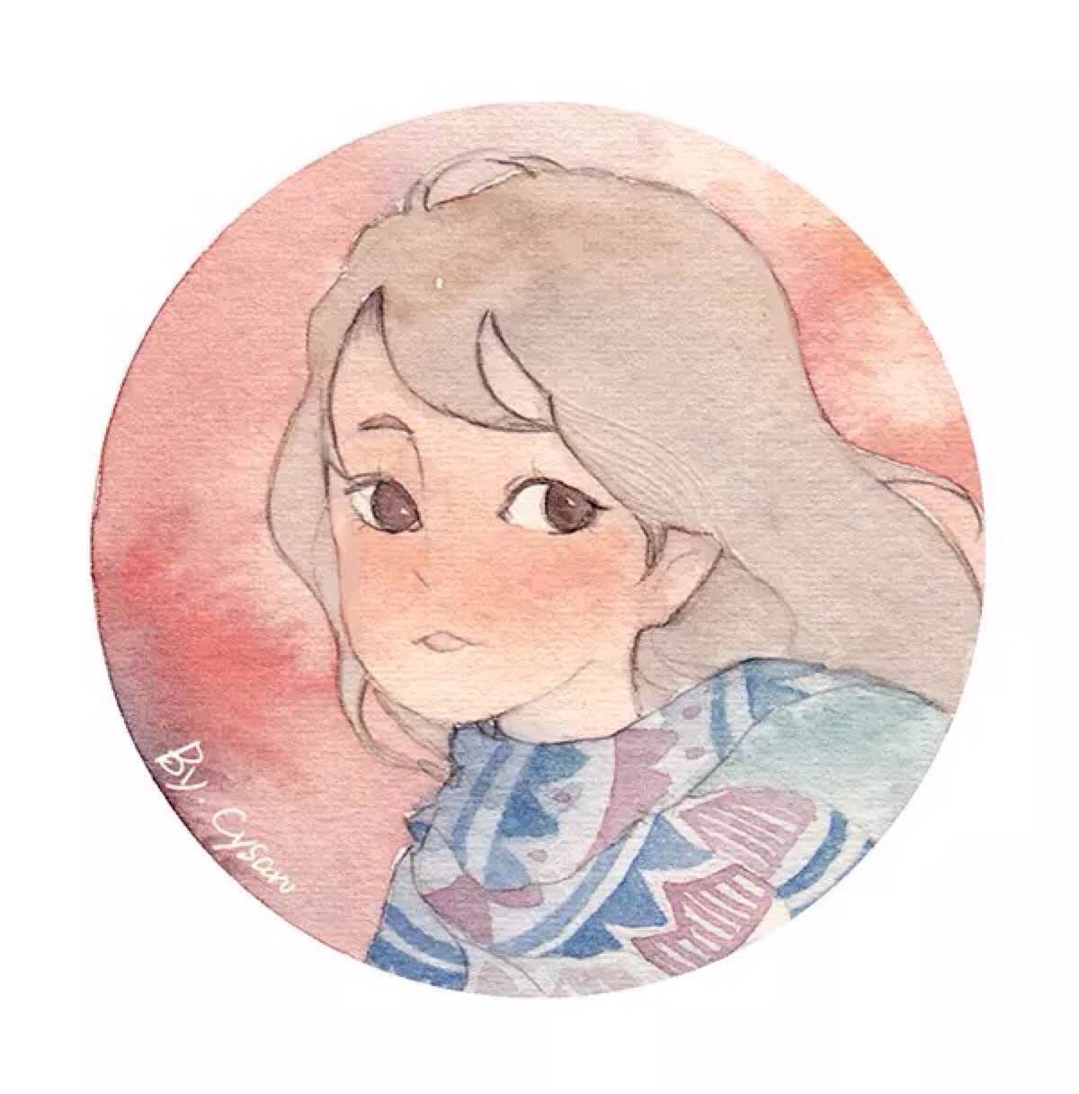 水彩画画法教程人物小女孩