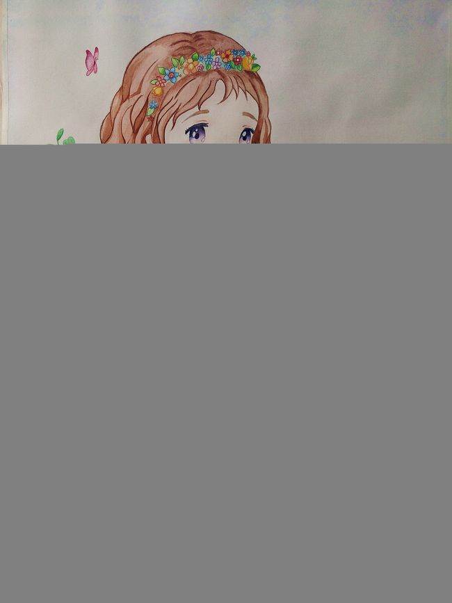 水彩画画法教程人物小女孩