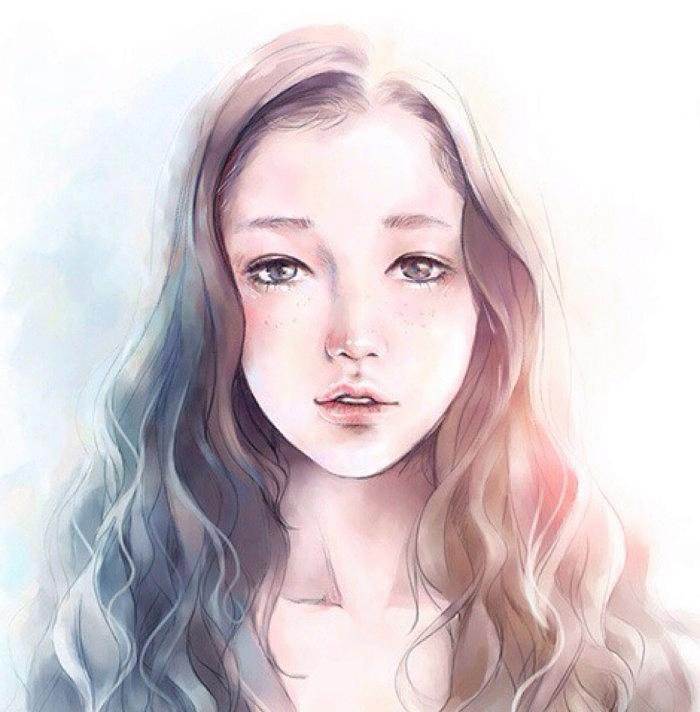 唯美水彩画人物入门