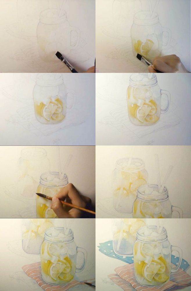 人物水彩画入门的基础画教程