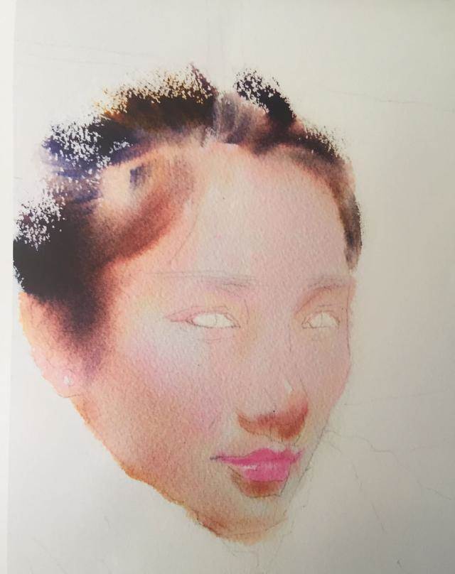 水彩画基础教程人物画