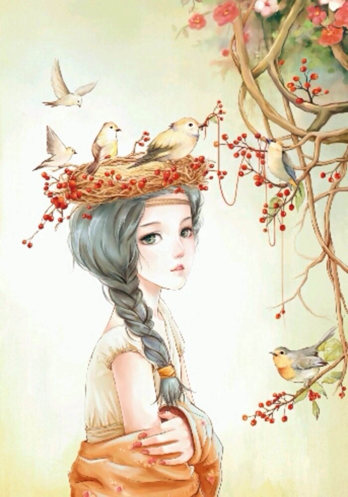 唯美水彩画人物入门