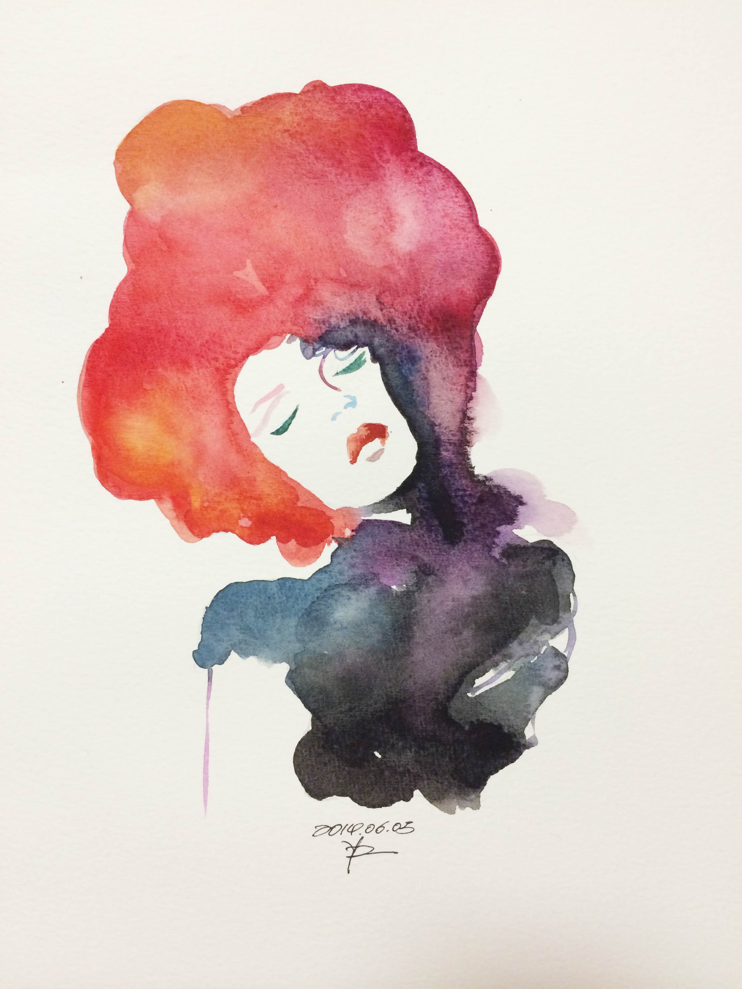水彩画基础教程人物画