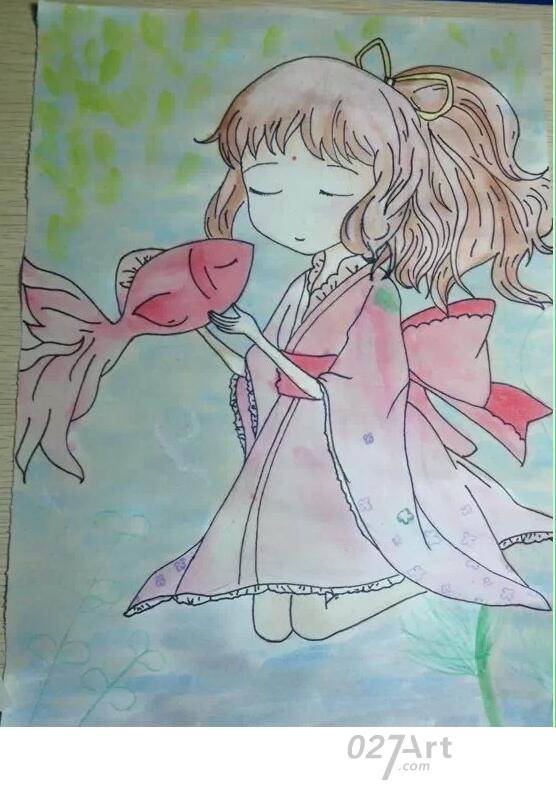唯美水彩画人物入门