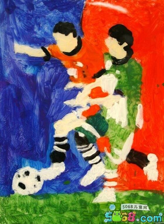 奥运人物简笔画水彩画