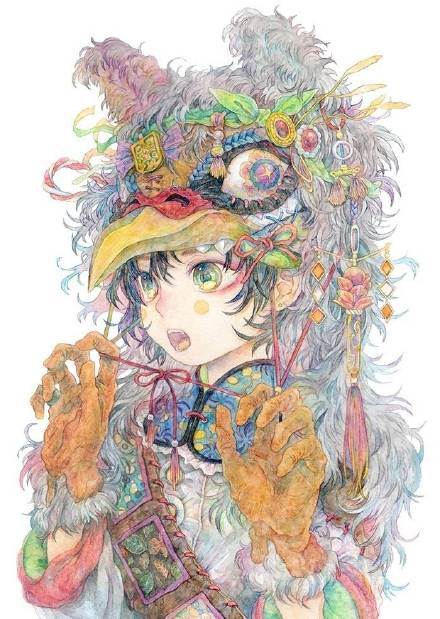 水彩画怎么画动漫人物