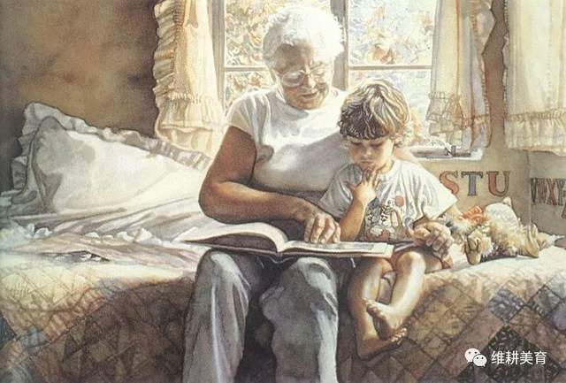 水彩画半写实风人物