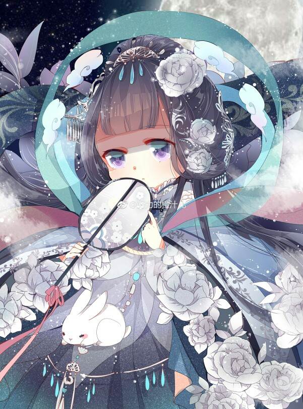 q版水彩画漫画人物图片
