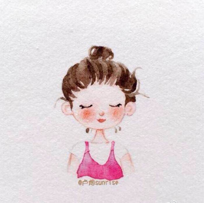 水彩画新手入门人物