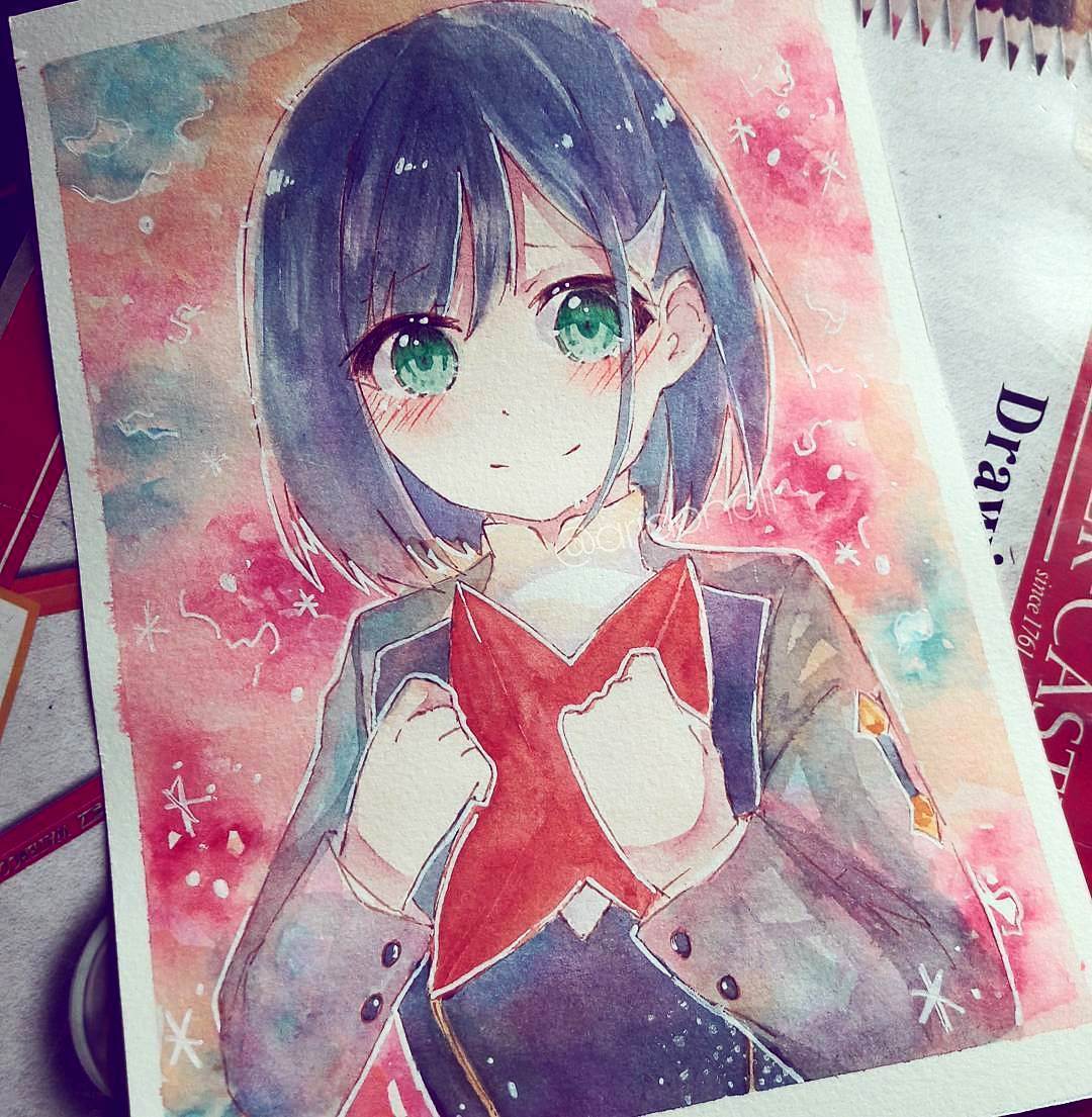 水彩画漫画人物怎么画