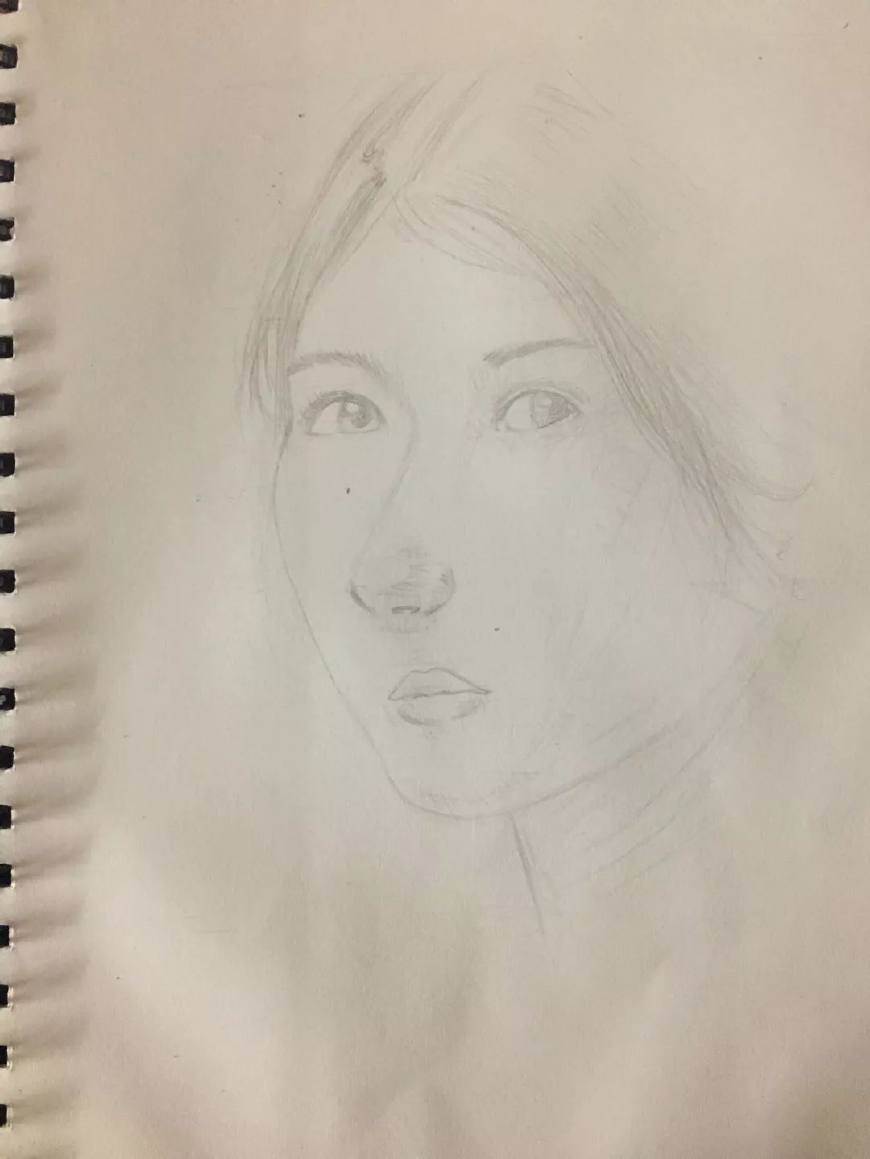 水彩画中国风人物线稿