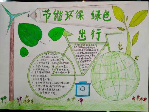 低碳生活手抄报