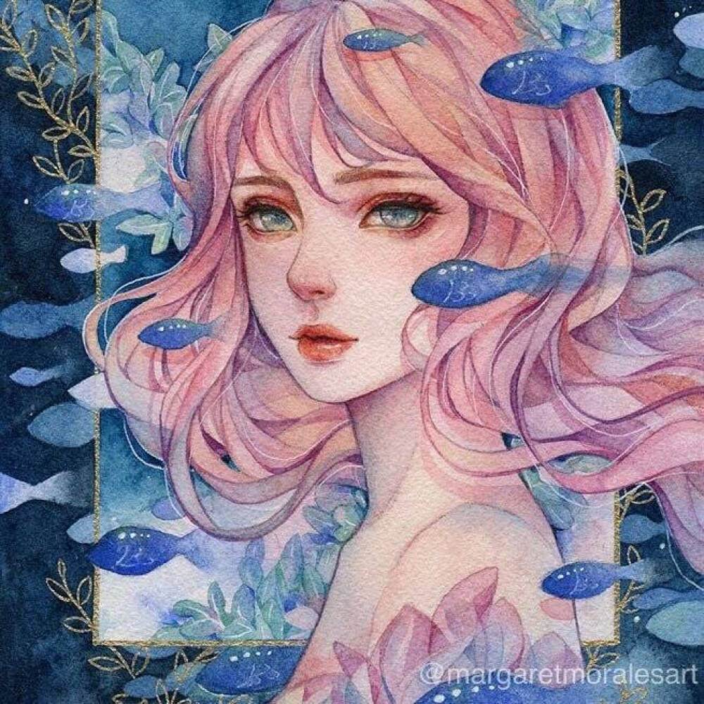 幼儿教师水彩画人物