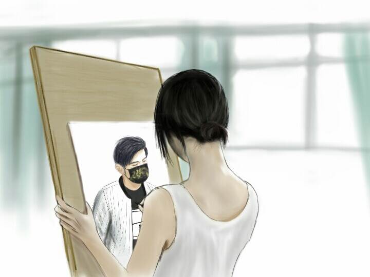 人物水彩画简单的周杰伦