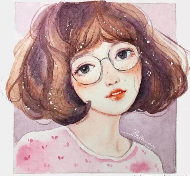 幼儿教师水彩画人物